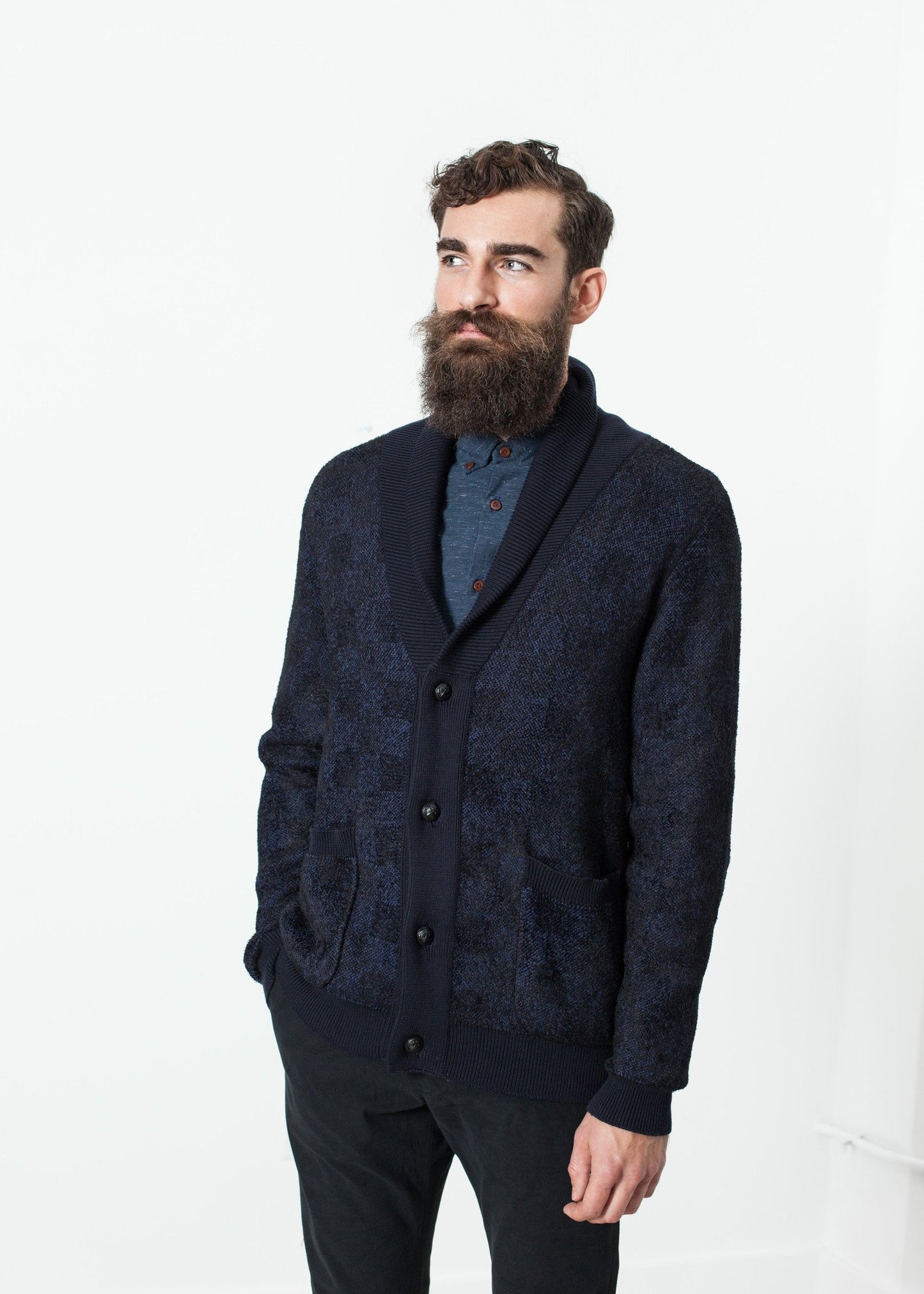 Giacca Madras Cardigan