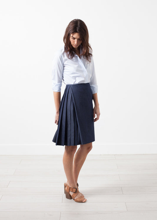 Side Pleat Skirt