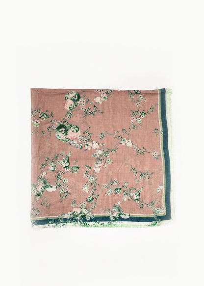 Floral Cashmere Scarf